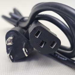 Computer PC Monitor 3 Prong Power 4FT Cord Adapter Cable COMPUTER