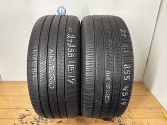 2 tires 255 45 19 Pirelli scorpion zero as no repairs