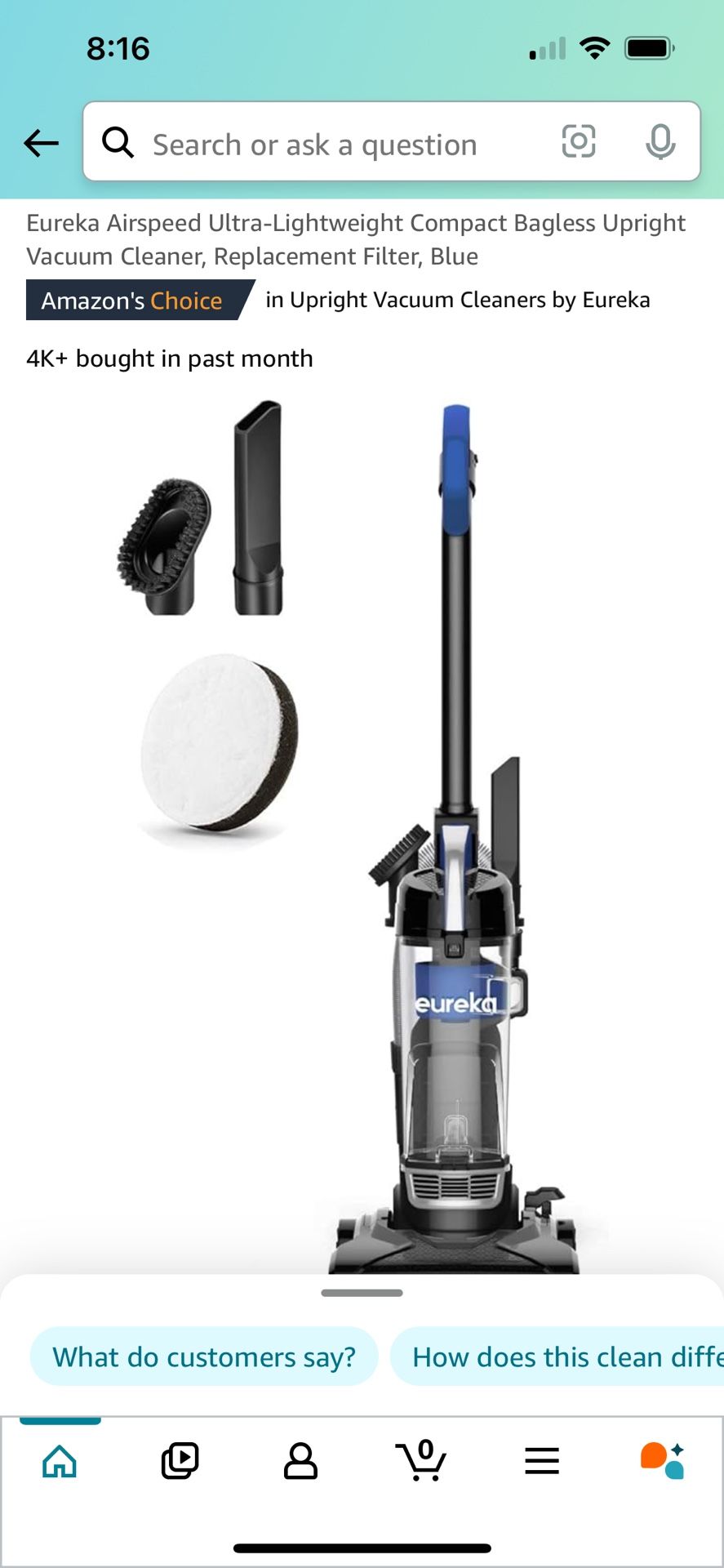 Eureka Airspeed Vacuum