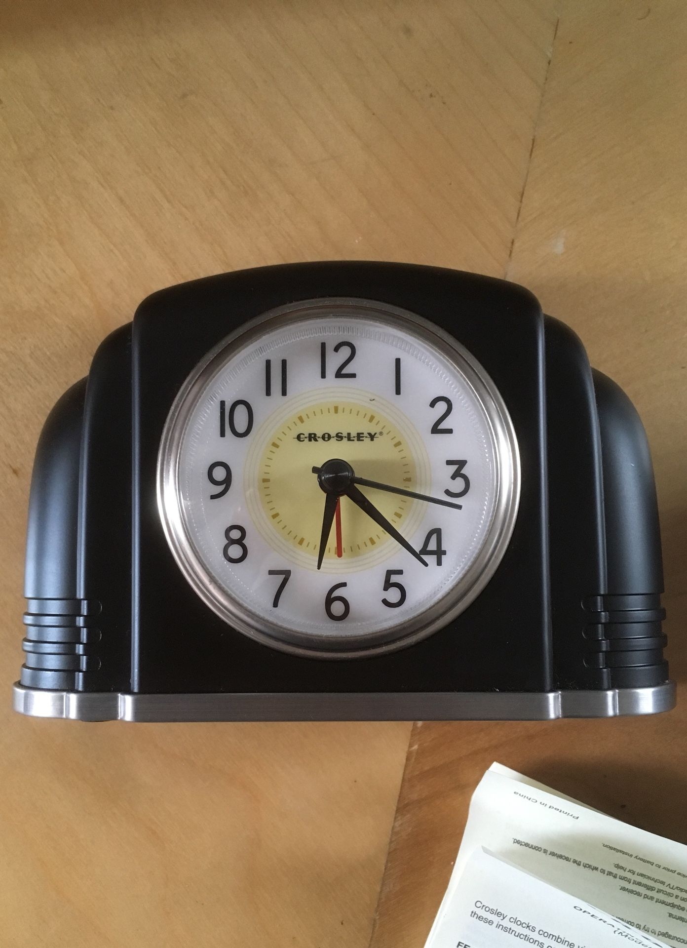 Crowley Deco Alarm Clock