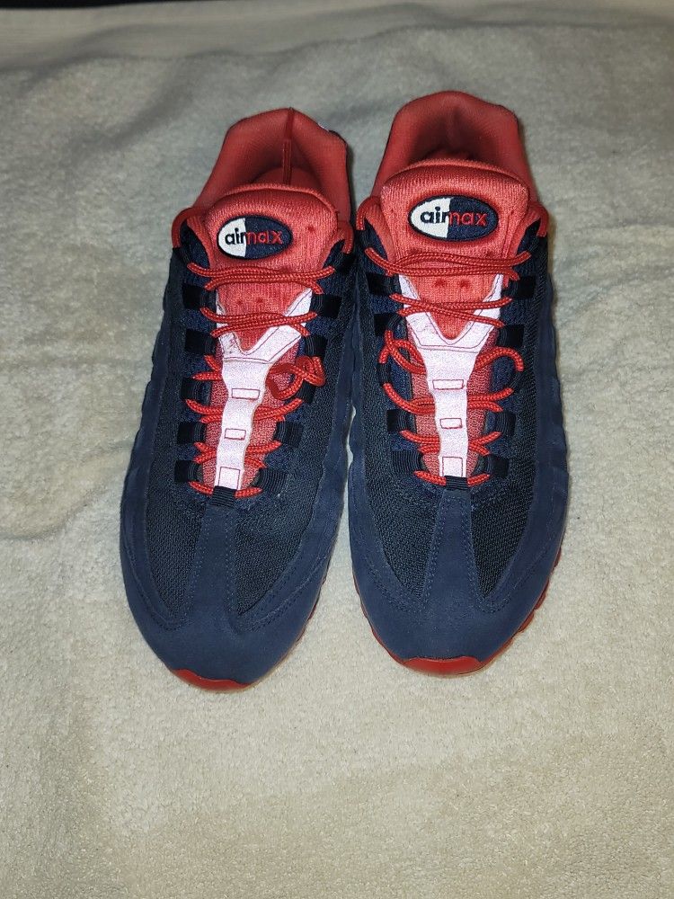 Nike Sneaker Blue White Red Air Max 95 Nike Air Max 95 Red White