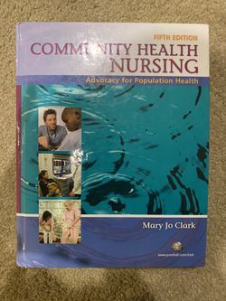 LIKE NEW(NEVER USED) COMMUNITY HEALTH NUSING BY MARY JO CLARK 5th EDITION