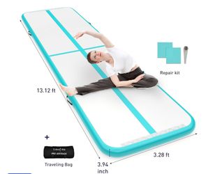 nflatable Gymnastics Airtrack Tumbling Mat Practice Gymnastics