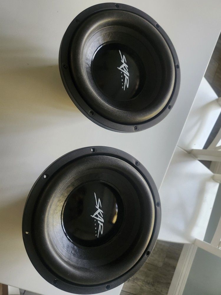 2 Skar Audio 10 Inch Subwoofers