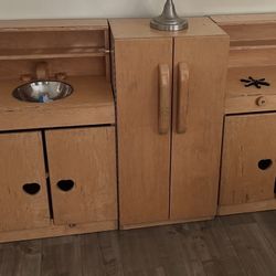 Wooden Kitchen Play set 