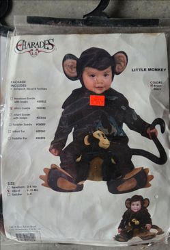 Charades Little Monkey Infant Halloween Costume – 6–18 Months