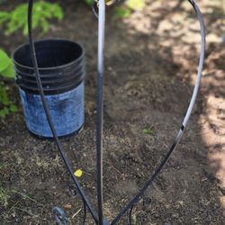 Two Metal Yard Decorations