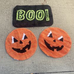 3 Piece Halloween Rug Set