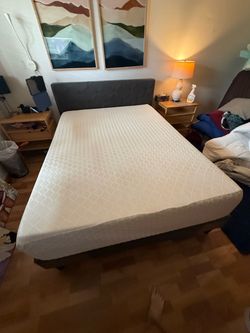 Queen Mattress with Bed Frame