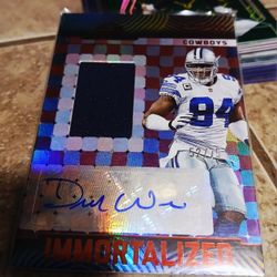 🏈 Cowboys DeMarcus Ware Patch Auto /75🏈