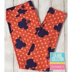 NWOT Retired LuLaRoe x Disney Collection Minnie Mouse Leggings Size TC