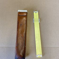 Vintage Picket Slide Rule And Original Leather Case