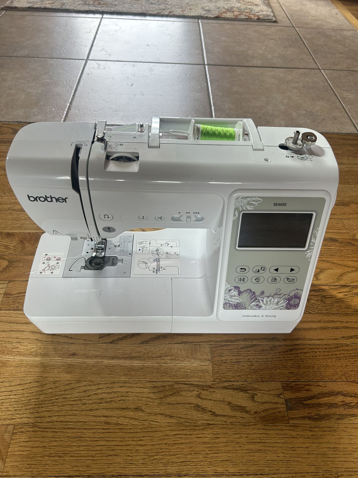 Brother SE 600 sewing/embroidery
