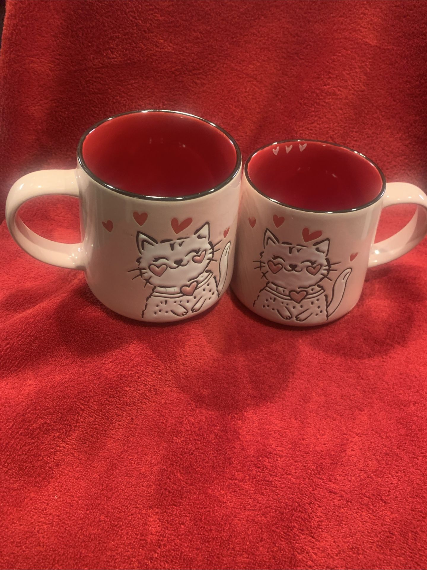 SPECTRUM DESIGNS MAGGY & HARRY CAT COFFEE MUGS