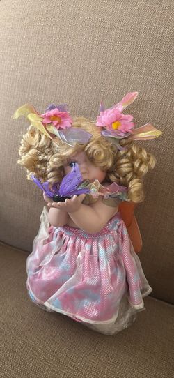 Butterfly Porcelain Doll