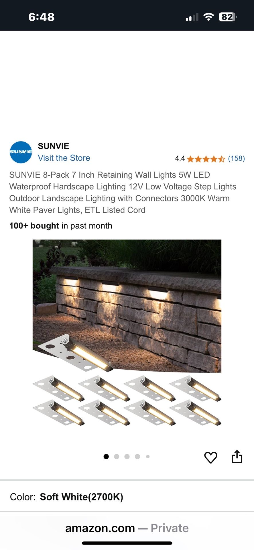 Low Voltage Retaining Wall Lights 