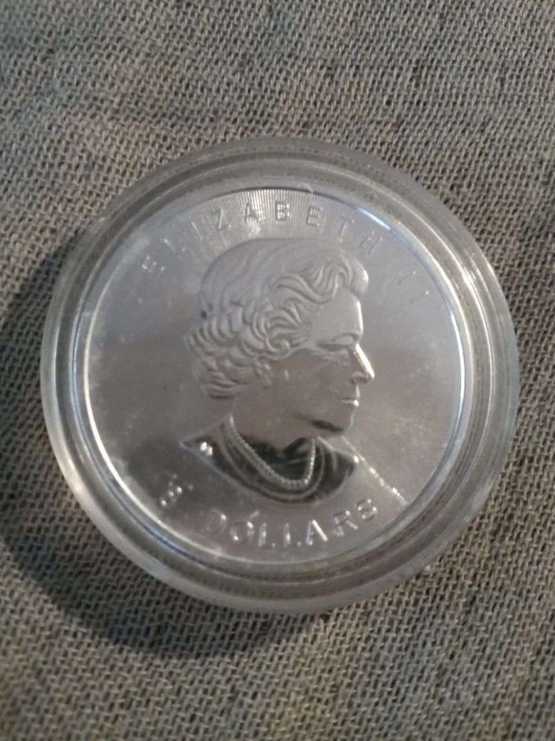 Canadian Silver Coin 1 1/4 OZ 9999 Silver