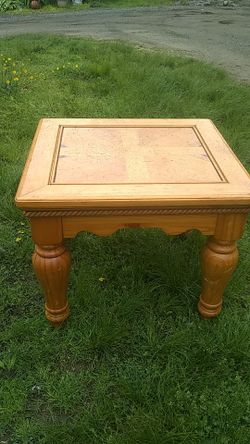 End table Oak