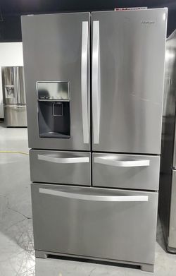 Whirlpool 4-Door Stainless Steel Refrigerator
