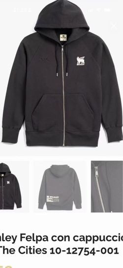Stanley Cities Zip Hoodie 100% Organic Cotton Heavyweight Brushed Fleece YKK Zipper Full Zip Hoodie Imported from Europe