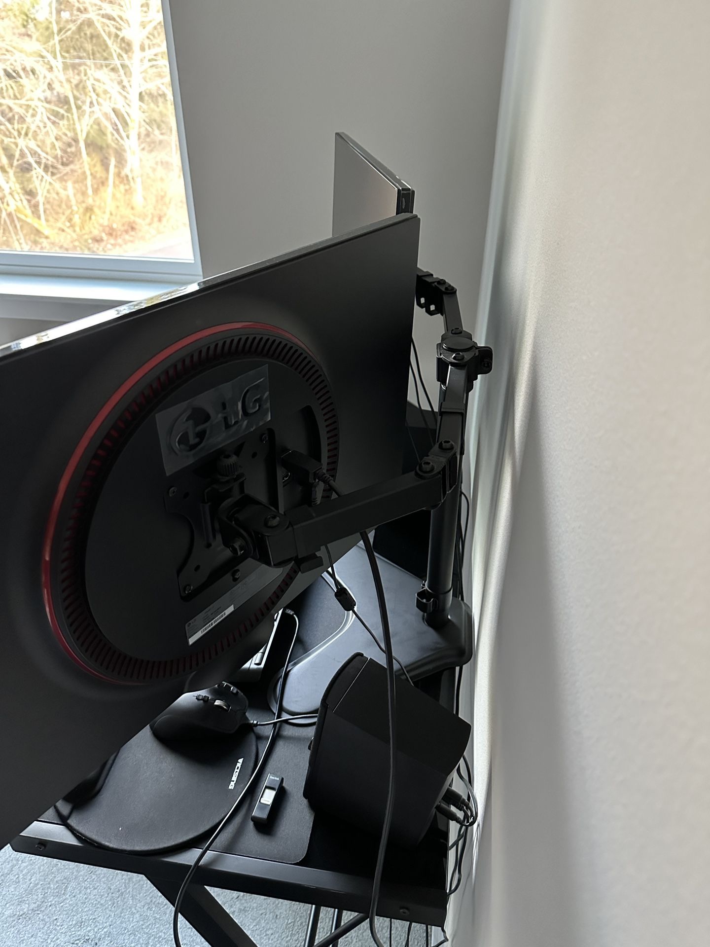 Dual Adjustable Monitor Stand