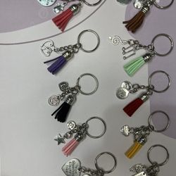 Cute Keychains With Tassel And Charms