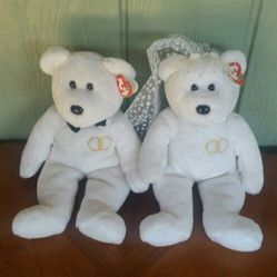 Ty Beanie Babies Bride & Groom