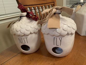 Rae Dunn Birdhouses