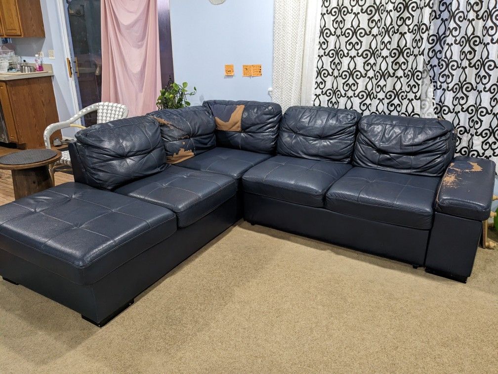 Sofa Set - Sectional (Blue Color)