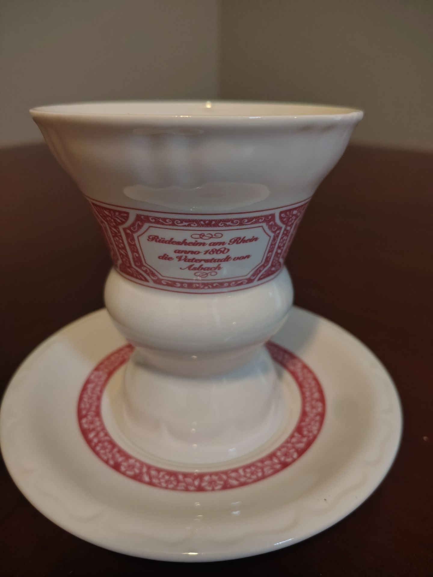 Vintage Asbach Rudesheimer cup and saucer