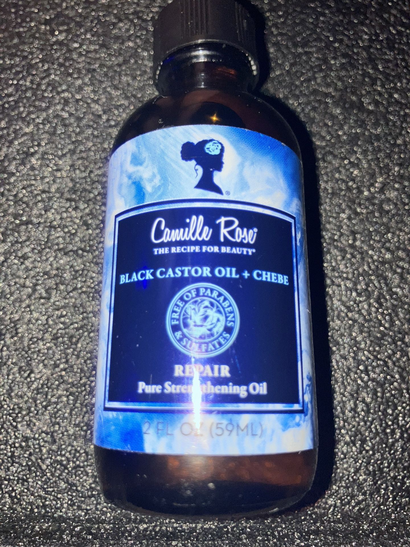 Camille Rose Black Castor Oil Chebe Repair Pure Strengthening Oil