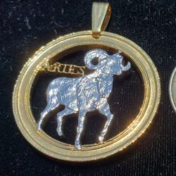 Jewelry Pendant Necklace Zodiac Signs  ARIES  Gift