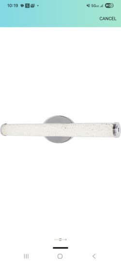 Sibley 24 in. 1-Light Chrome LED Bathroom Vanity Light Bar