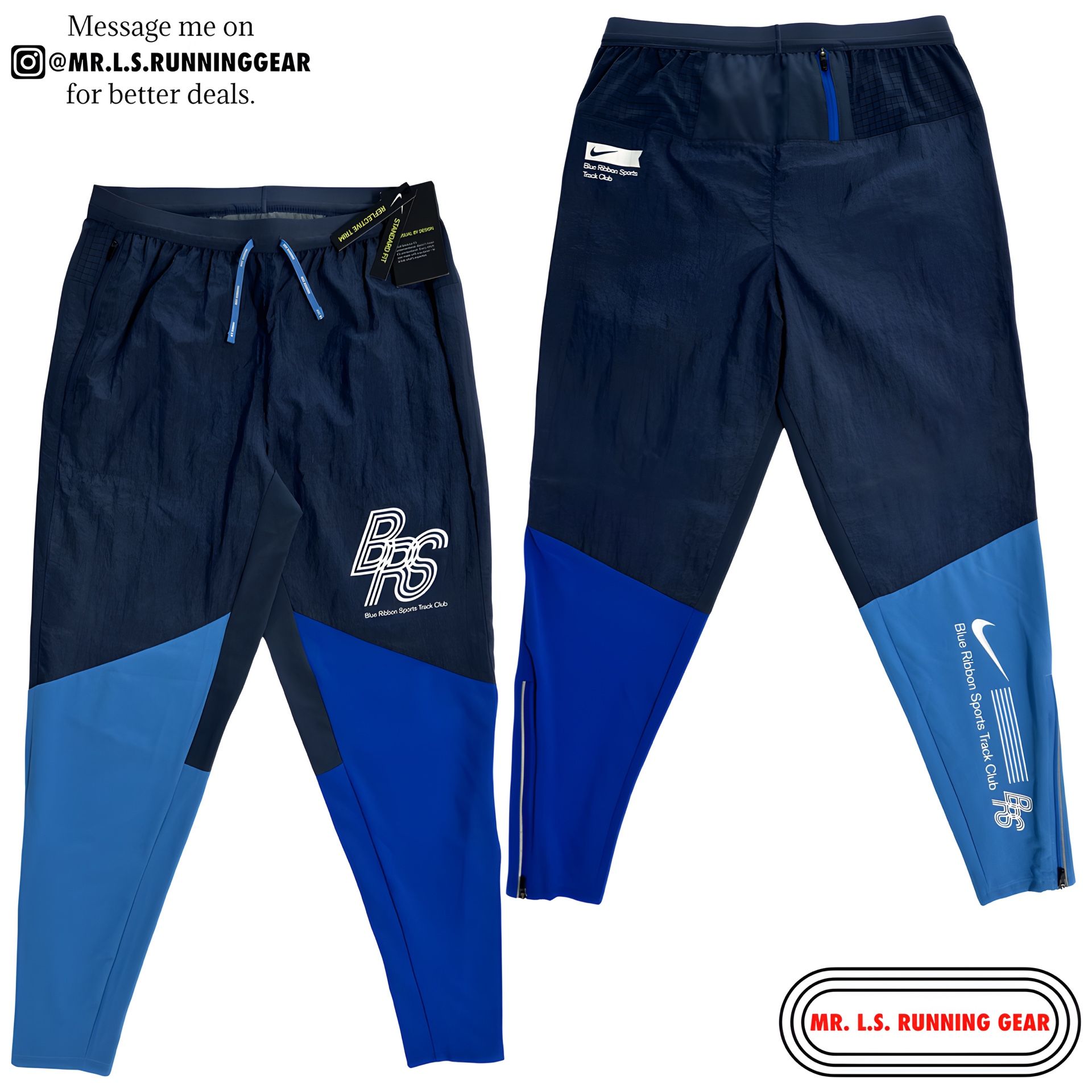 Nike Phenom Elite Blue Ribbon Sports Woven Running Pants DA3207-437