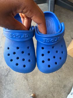 Blue crocs