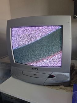 RCA CRT TV with Broken Built-In DVD Player