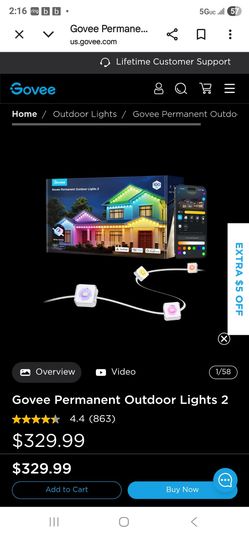 Govee Permanent Outdoor Lights