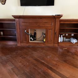 Wooden Entertainment Center 