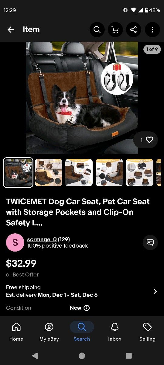 Pet Car Seat