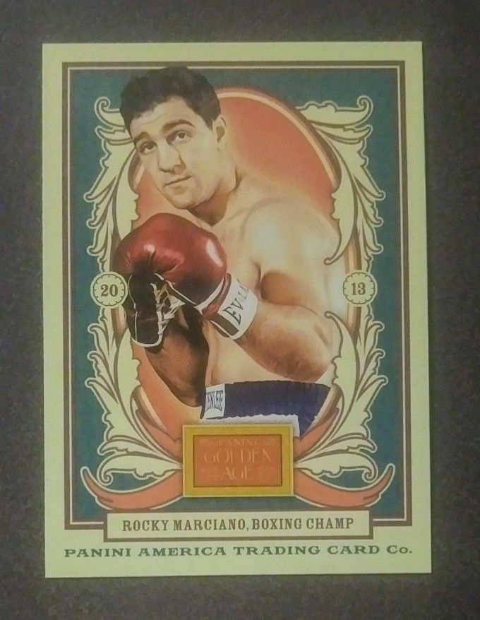 2013 Panini Golden Age Rocky Marciano #43 Boxing World Heavyweight Champion Champ Collectible Card