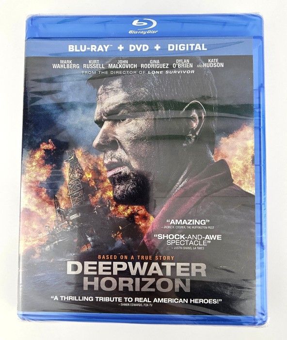 Deepwater Horizon [Blu-Ray + DVD] Mark Wahlberg *NEW SEALED*