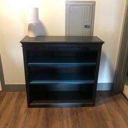 Black And Teal Bookshelf