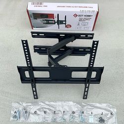 (Brand New) $25 Full Motion 32-55” TV Wall Mount Bracket Dual Arms Swivel Tilts Max 99lbs