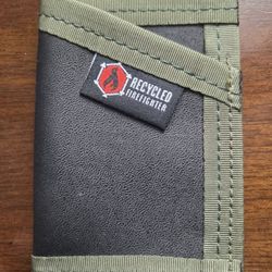 Leather front pocket "sergeant" wallet from Recycled Firefighter