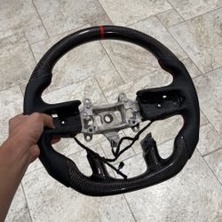 2019-2024 Ram 1500 Carbon Fiber Steering Wheel