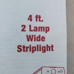 4 Foot 2 Lamp Wide Striplight