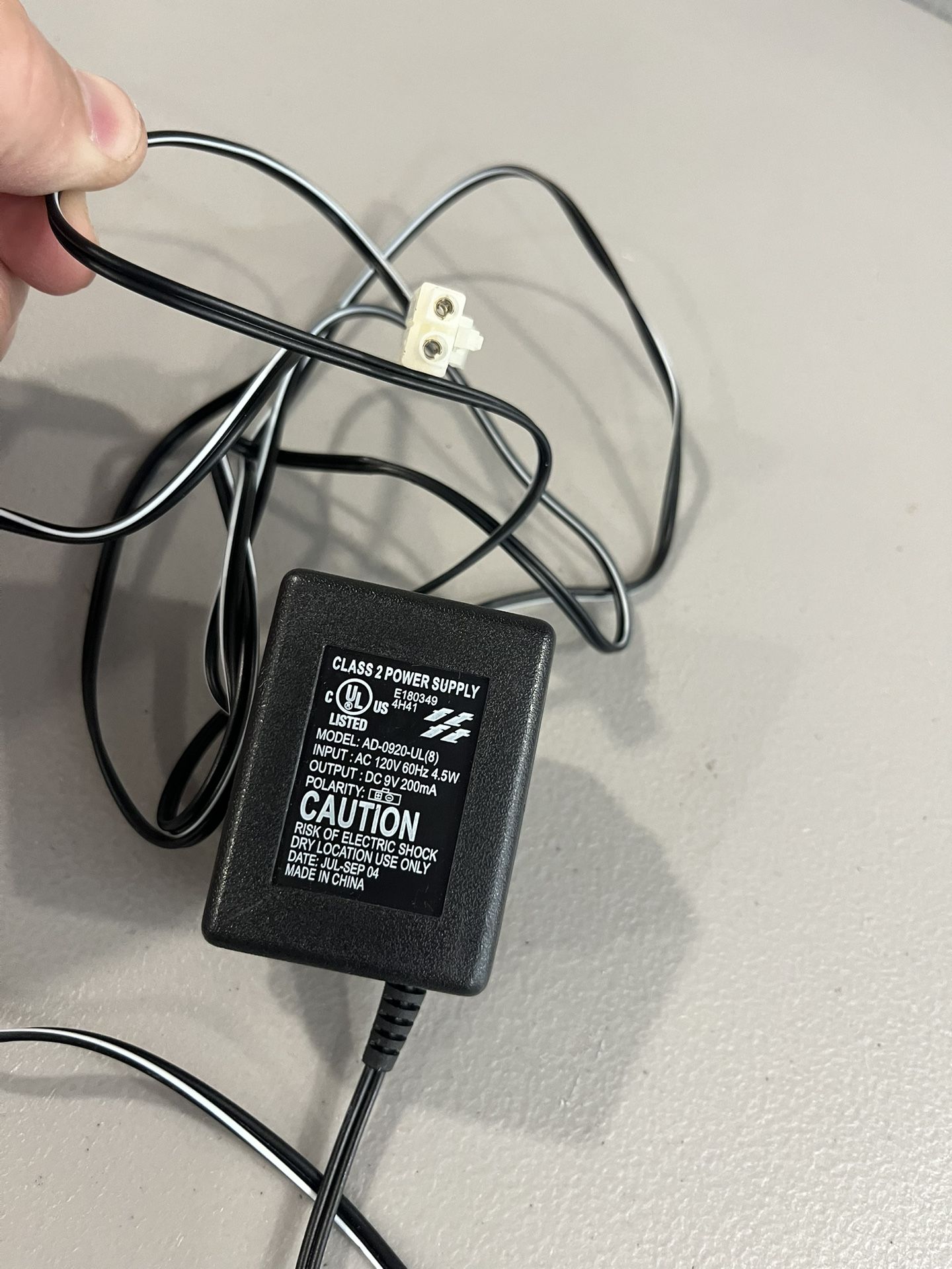 9V 200mA Class 2 Power Supply Adaptor Model - AD-0920-UL (8)