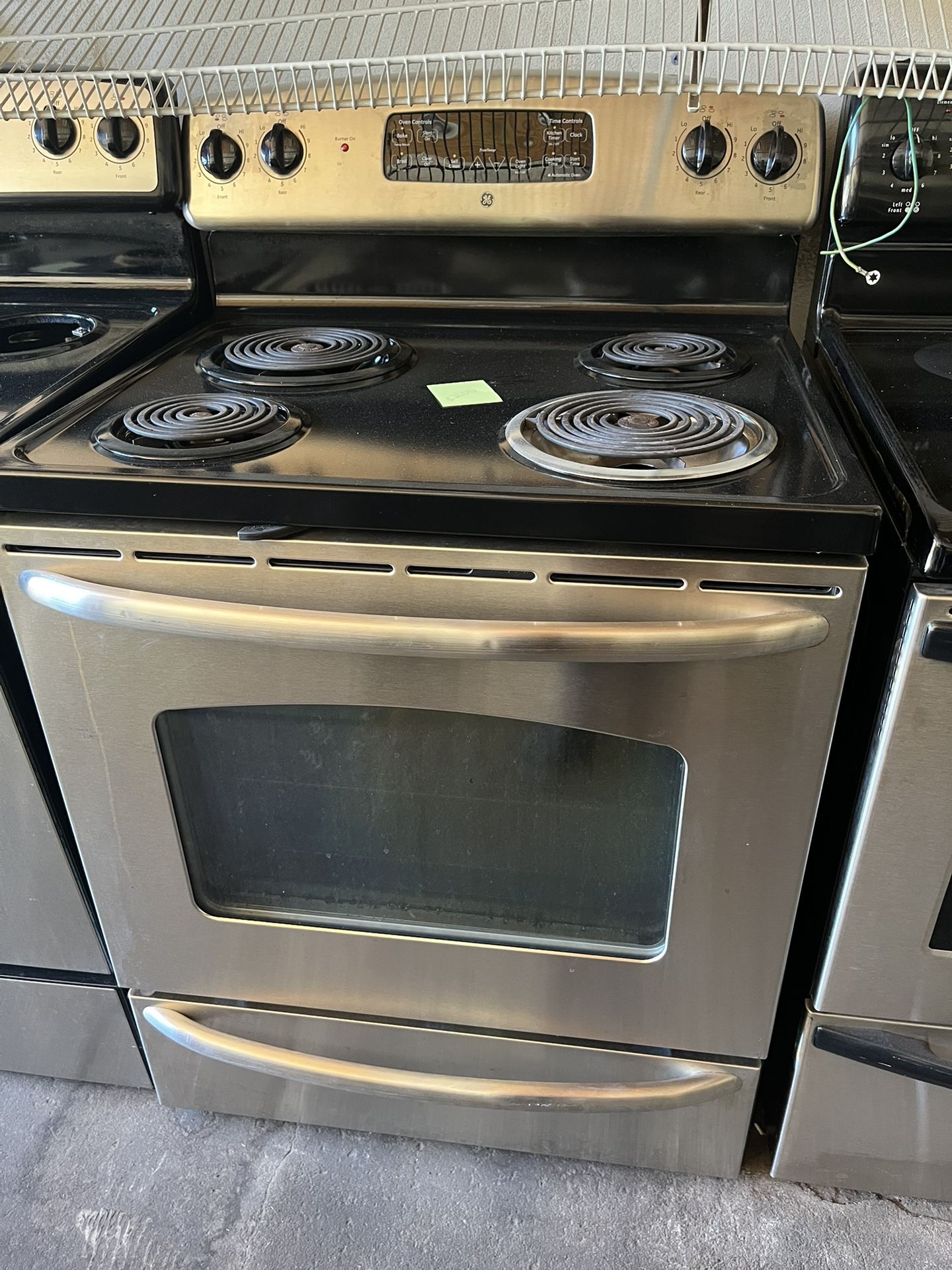 GE Stainless Steel Coil Electric Stove 