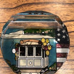 San Francisco Trolley Card Holder/Paper Weight