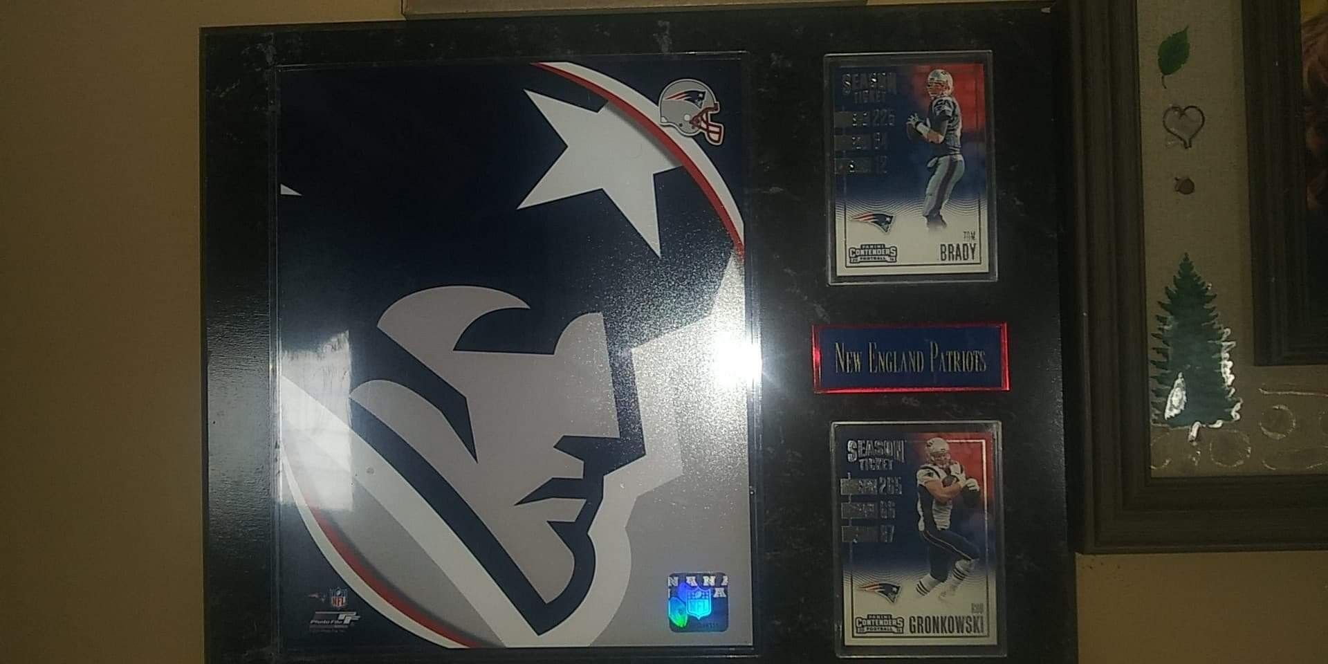 Patriots plaque